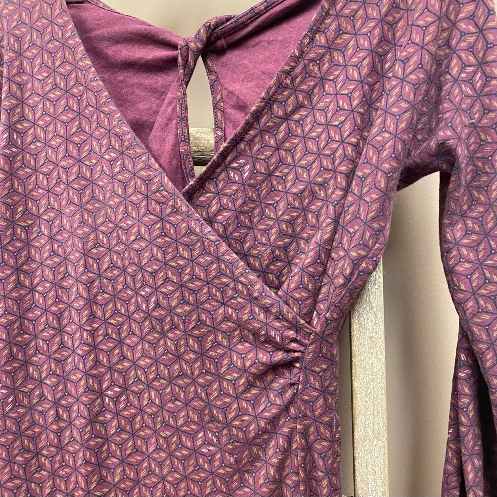 Patagonia Laurel Wrap Organic Cotton Stretch Dress - Picture 4 of 11